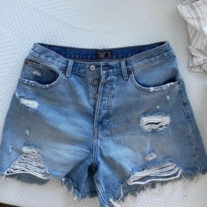 Abercrombie high waisted shorts